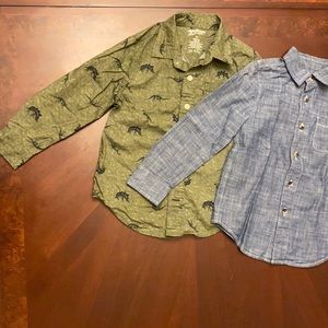 2 Boys ARIZONA shirts size M5 size L6 used ones good condition.  #12